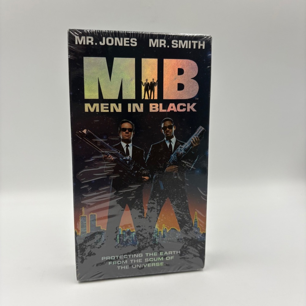 Men In‎ Black MIB VHS 1997 Tommy Lee Jones Will Smith Factory Sealed THX 82653